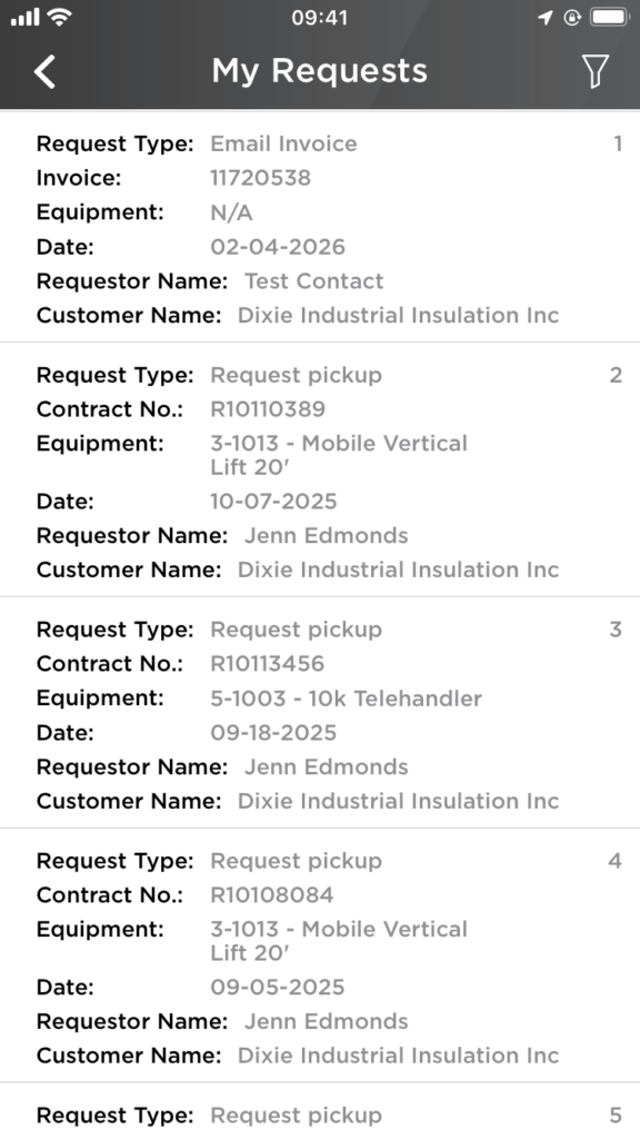 equipment rental management system